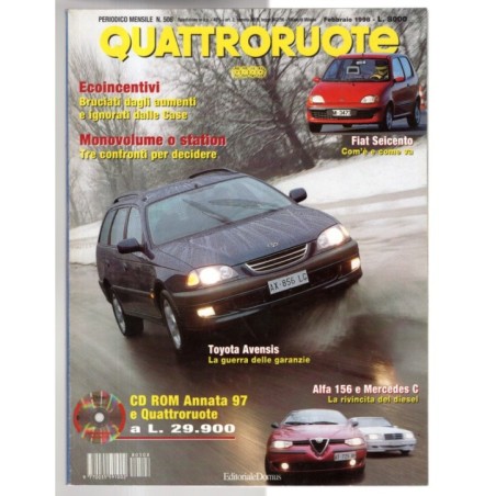 QUATTRORUOTE-n 508, febbraio-1998