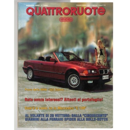 QUATTRORUOTE-n 454, agosto-1993