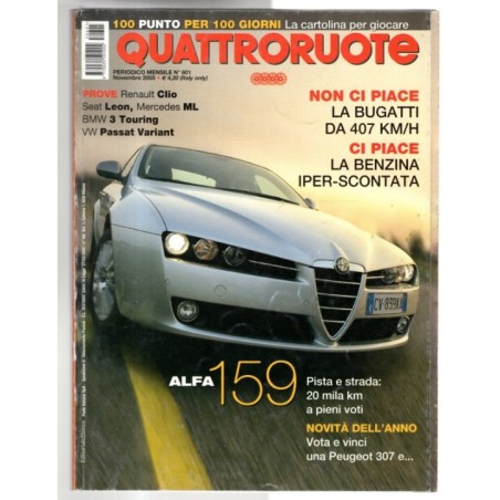 QUATTRORUOTE-n 601, novembre-2005