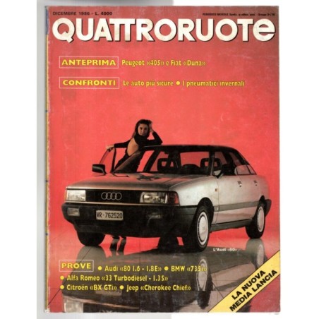 QUATTRORUOTE-n 374, dicembre-1986