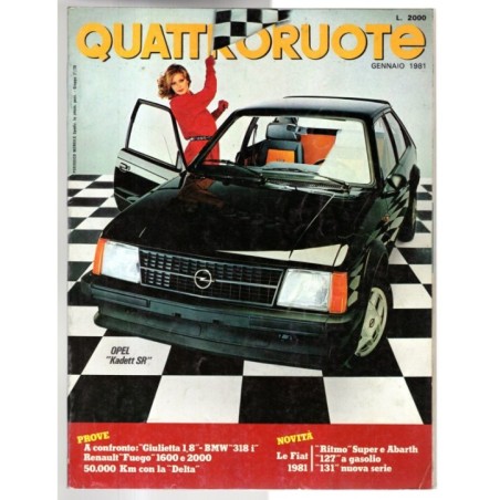 QUATTRORUOTE-n 303, gennaio-1981