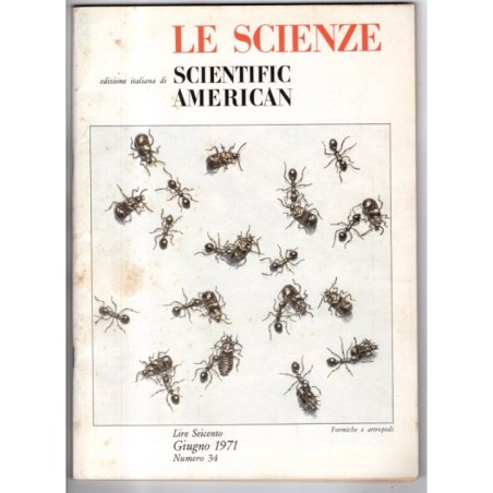 LE SCIENZE. EDIZIONE ITALIANA DI SCIENTIFIC AMERICAN-n 34, giugno-1971