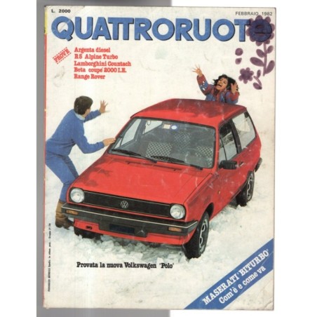 QUATTRORUOTE-n 316, febbraio-1982