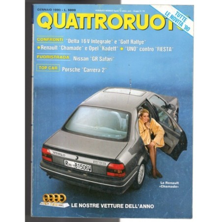 QUATTRORUOTE-n 411, gennaio-1990