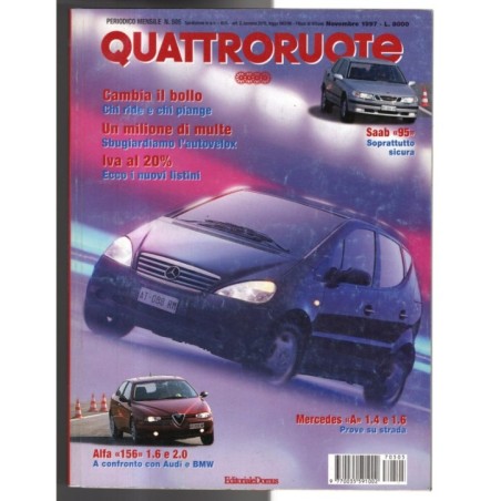QUATTRORUOTE-n 505, novembre-1997