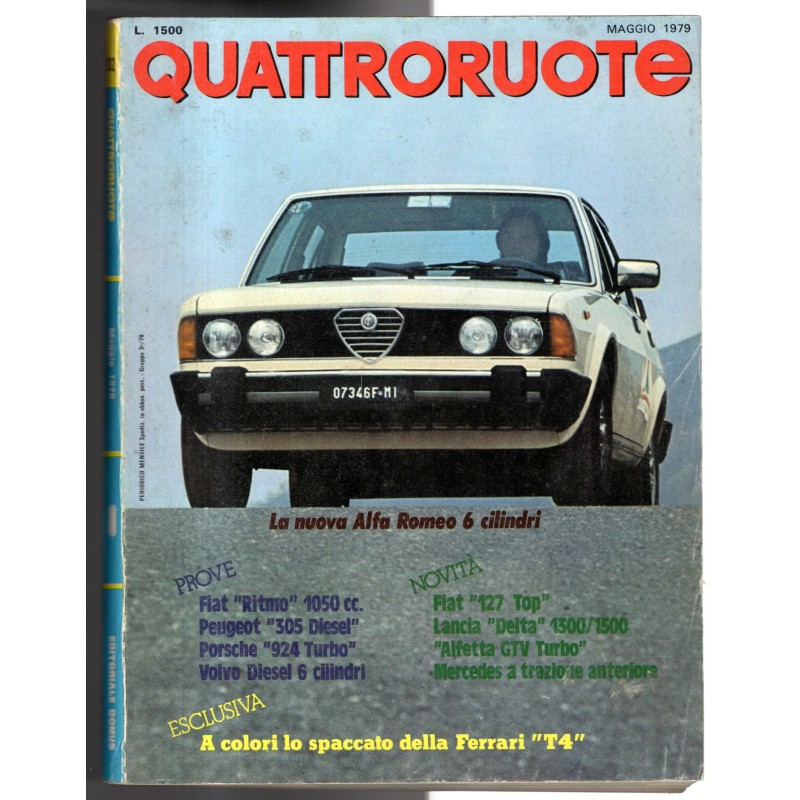 QUATTRORUOTE-n 282, maggio-1979