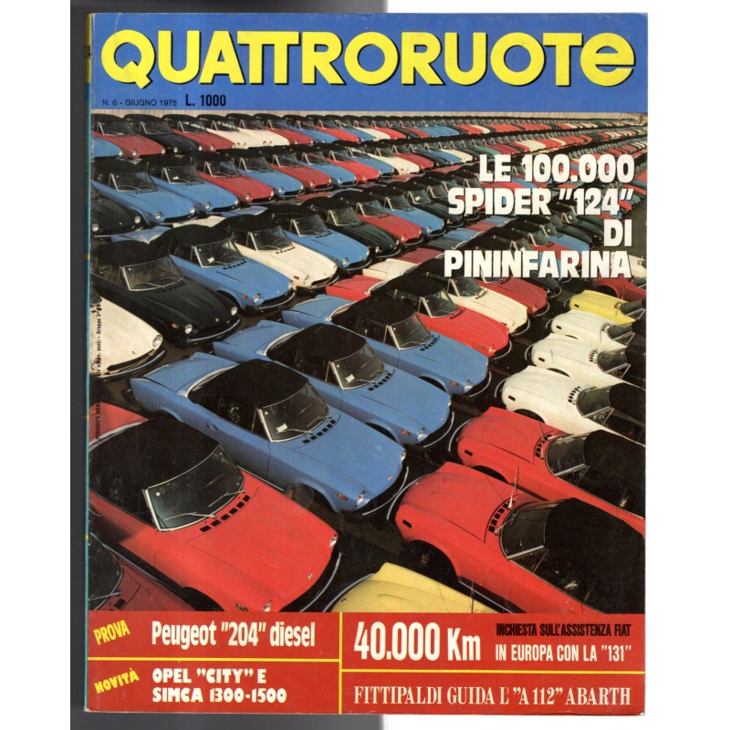 QUATTRORUOTE-n 234, giugno-1975