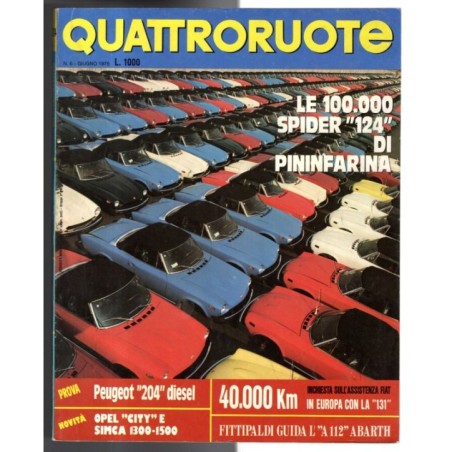 QUATTRORUOTE-n 234, giugno-1975