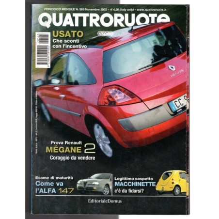 QUATTRORUOTE-n 565, novembre-2002