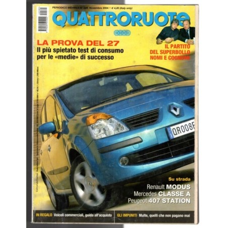 QUATTRORUOTE-n 589, novembre-2004