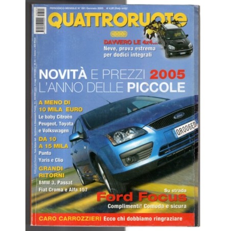 QUATTRORUOTE-n 591, gennaio-2005
