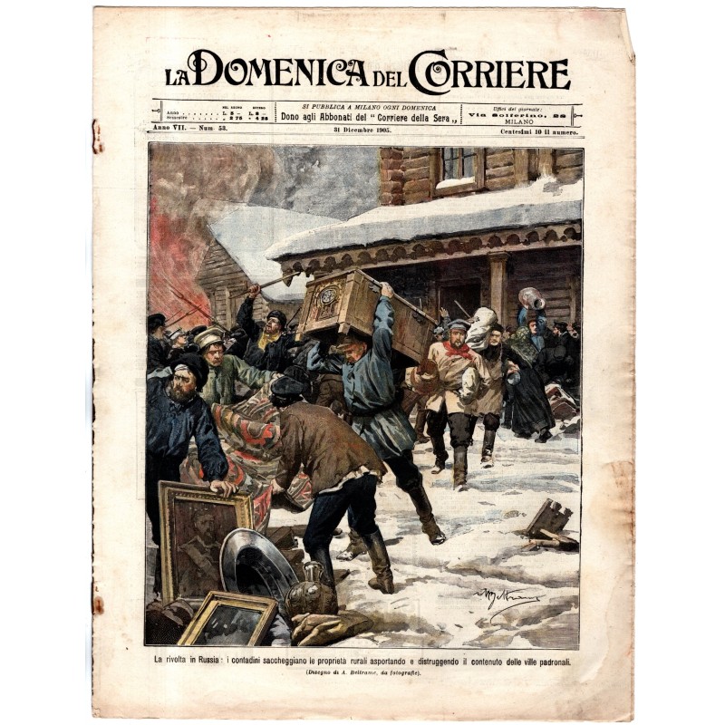 LA DOMENICA DEL CORRIERE-n 53, 31 dicembre-1905