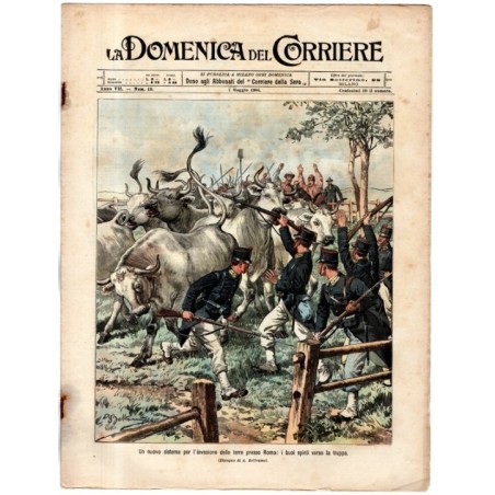 LA DOMENICA DEL CORRIERE-n 19, 7 maggio-1905