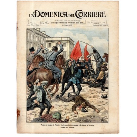 LA DOMENICA DEL CORRIERE-n 20, 14 maggio-1905