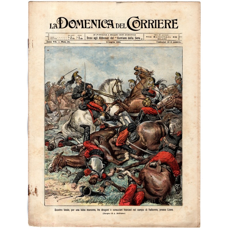 LA DOMENICA DEL CORRIERE-n 28, 9 luglio-1905