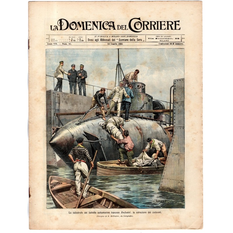 LA DOMENICA DEL CORRIERE-n 31, 30 luglio-1905