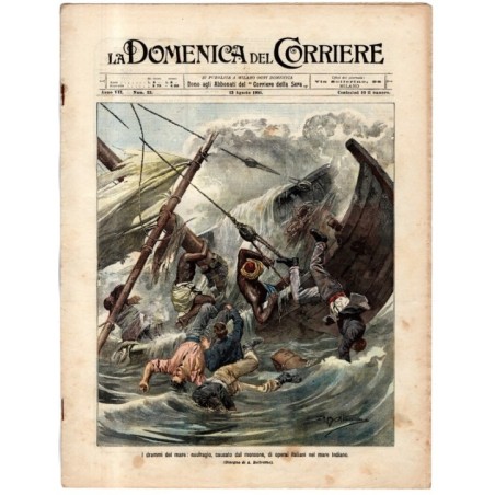 LA DOMENICA DEL CORRIERE-n 33, 13 agosto-1905