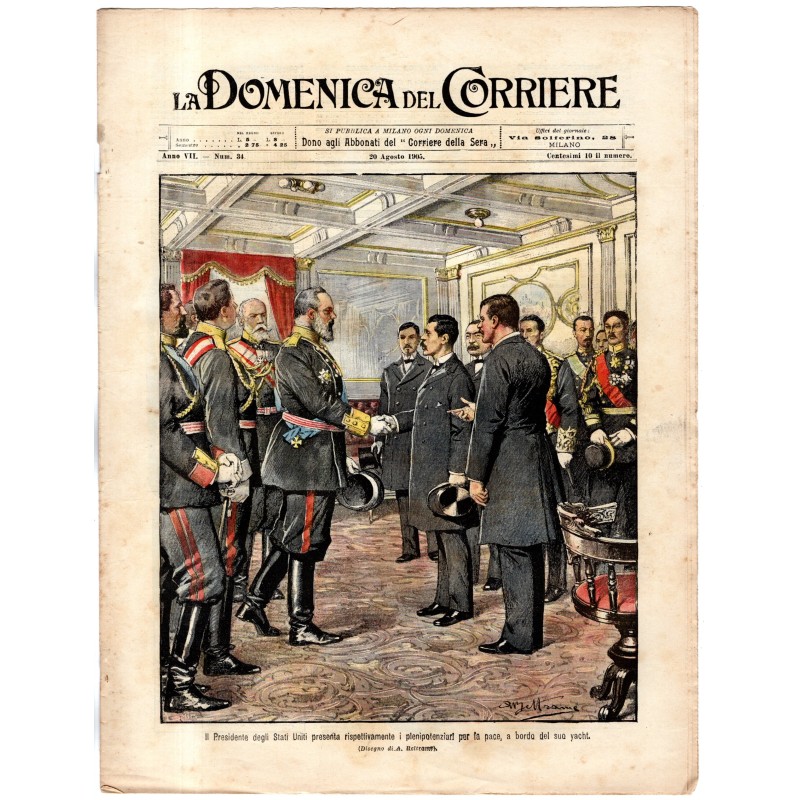 LA DOMENICA DEL CORRIERE-n 34, 20 agosto-1905