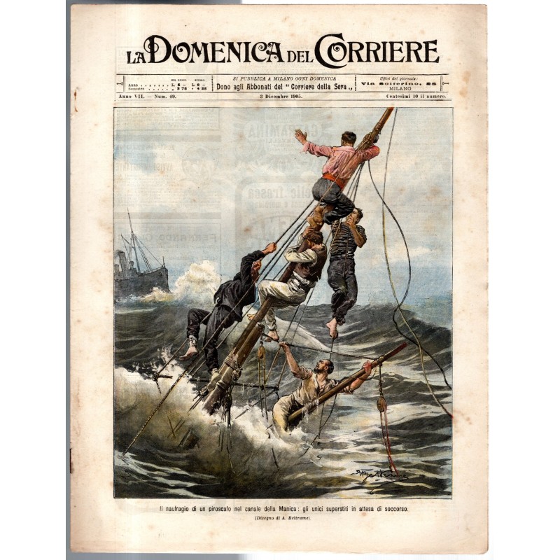 LA DOMENICA DEL CORRIERE-n 49, 3 dicembre-1905