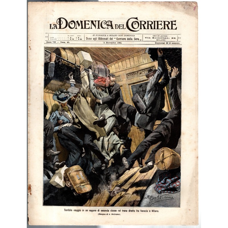 LA DOMENICA DEL CORRIERE-n 45, 5 novembre-1905