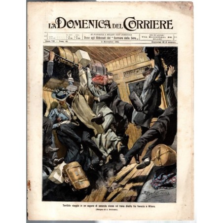 LA DOMENICA DEL CORRIERE-n 45, 5 novembre-1905
