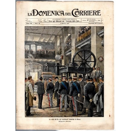 LA DOMENICA DEL CORRIERE-n 41, 8 ottobre-1905