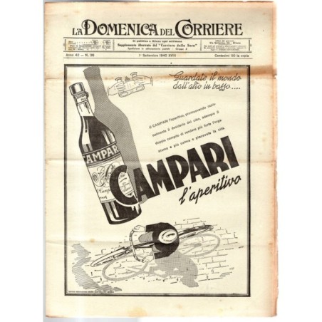 LA DOMENICA DEL CORRIERE-n 36, 1 settembre-1940