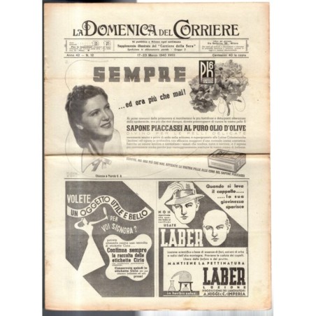 LA DOMENICA DEL CORRIERE-n 12, 17-23 marzo-1940