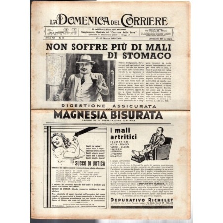 LA DOMENICA DEL CORRIERE-n 11, 10-16 marzo-1940