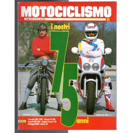MOTOCICLISMO-n 5, maggio-1989