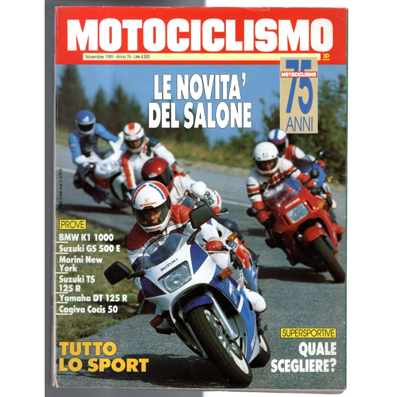 MOTOCICLISMO-n 11, novembre-1989