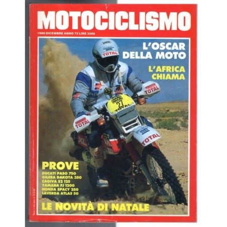 MOTOCICLISMO-n 12, dicembre-1986