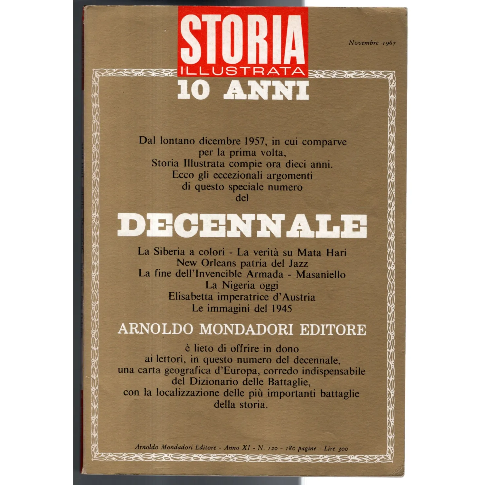 STORIA ILLUSTRATA-n 120, novembre-1967