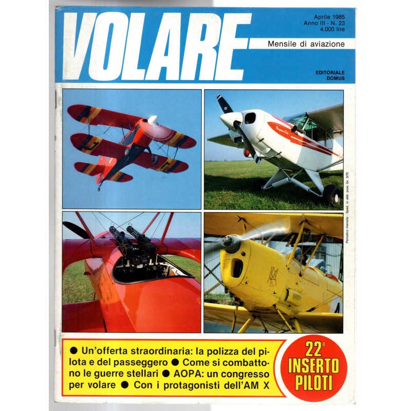 VOLARE-n 23, aprile-1985