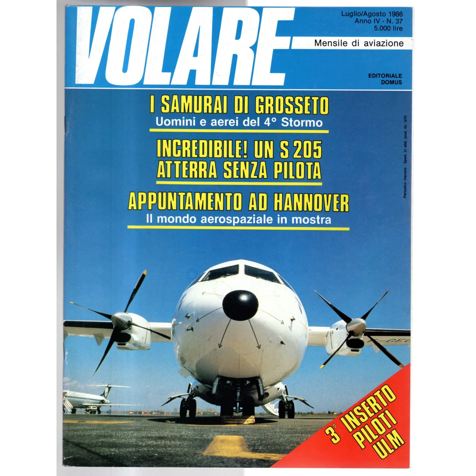 VOLARE-n 37, luglio/agosto-1986