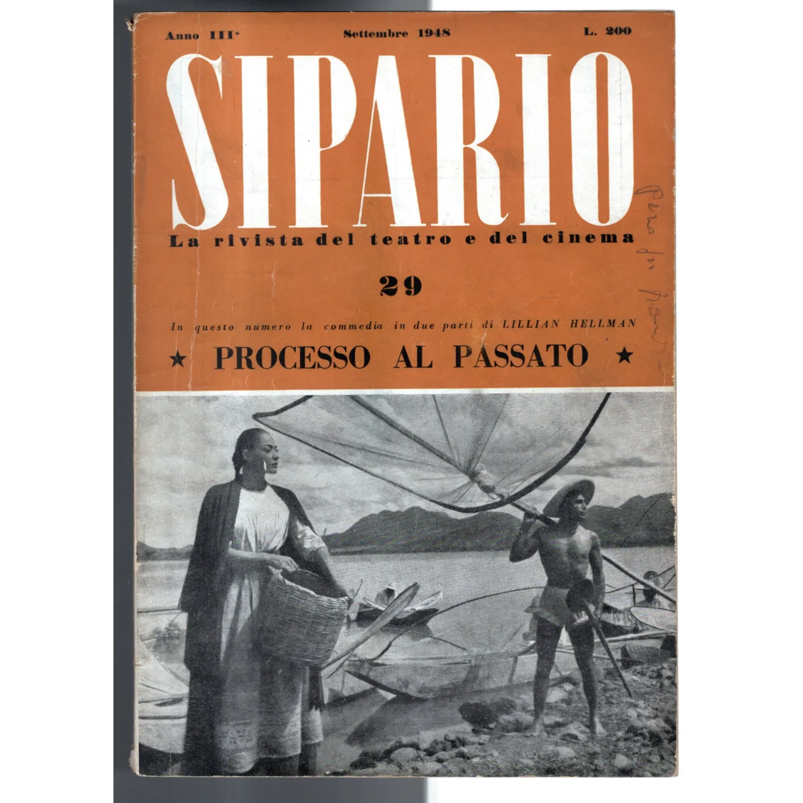 SIPARIO-n 29, settembre-1948