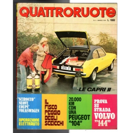 QUATTRORUOTE-n 219, marzo-1974