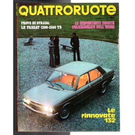 QUATTRORUOTE-n 218, febbraio-1974