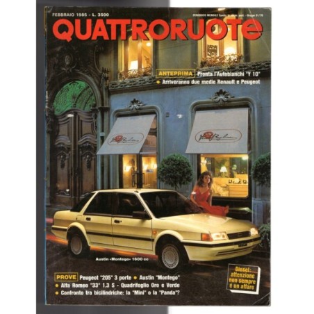 QUATTRORUOTE-n 352, febbraio-1985