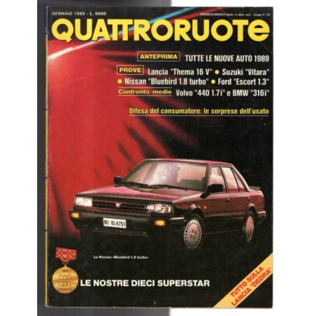 QUATTRORUOTE-n 399, gennaio-1989