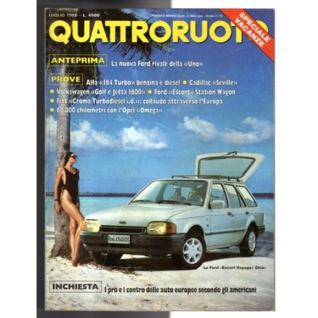QUATTRORUOTE-n 393, luglio-1988
