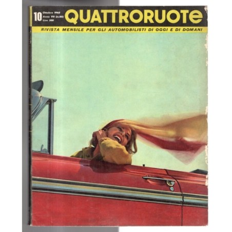 QUATTRORUOTE-n 82, ottobre-1962