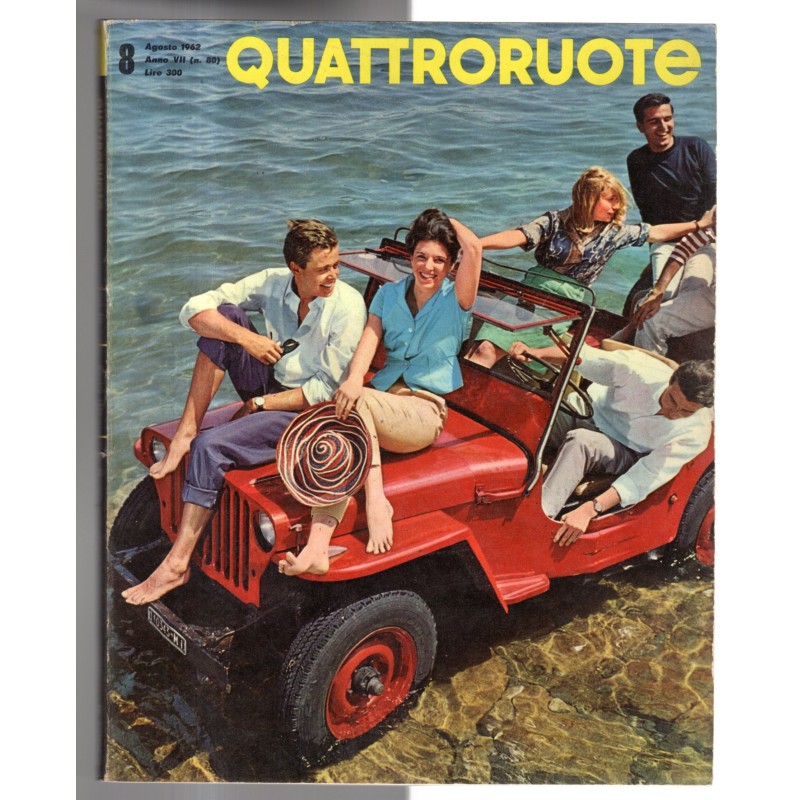 QUATTRORUOTE-n 80, agosto-1962