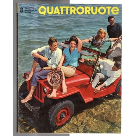 QUATTRORUOTE-n 80, agosto-1962