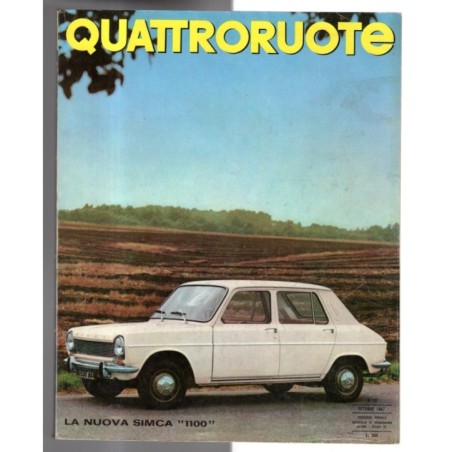 QUATTRORUOTE-n 142, ottobre-1967