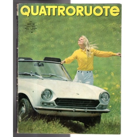 QUATTRORUOTE-n 140, agosto-1967