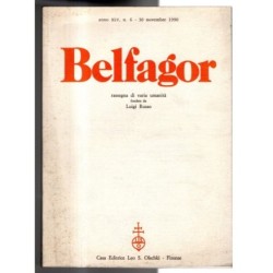 BELFAGOR. RASSEGNA DI VARIA UMANITÀ-n 6, 30 novembre-1990