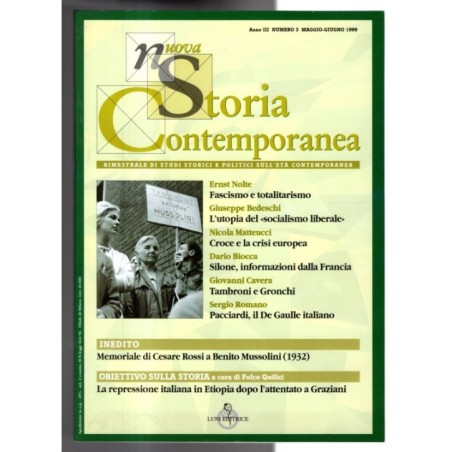 NUOVA STORIA CONTEMPORANEA-n 3, maggio/giugno-1999
