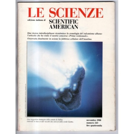 LE SCIENZE. EDIZIONE ITALIANA DI SCIENTIFIC AMERICAN-n 243, novembre-1988