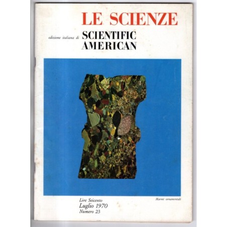 LE SCIENZE. EDIZIONE ITALIANA DI SCIENTIFIC AMERICAN-n 23, luglio-1970
